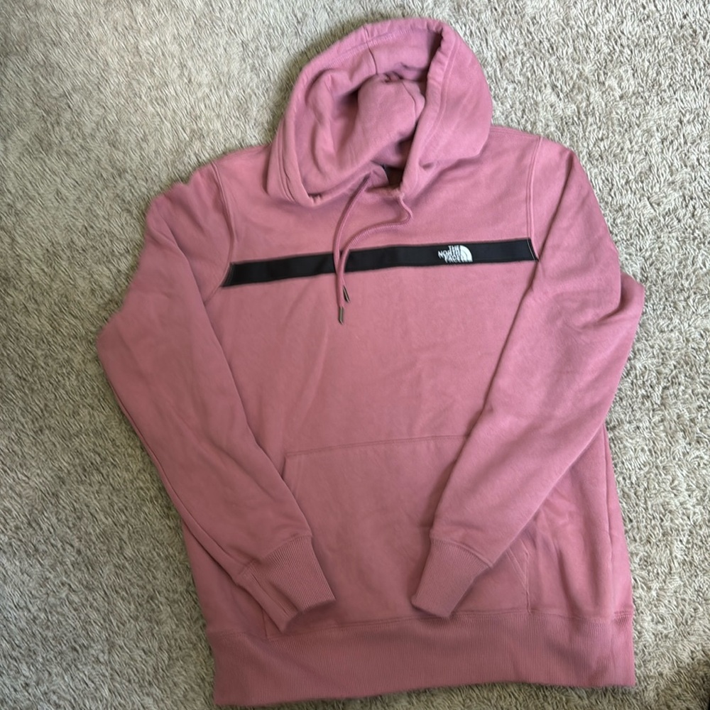 The North Face pink hoodie, size small